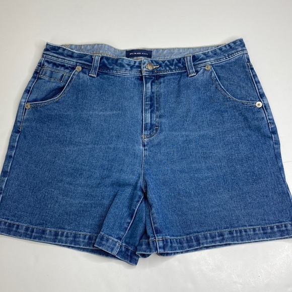 Blue Denim Women's Shorts - Picture 1 of 13